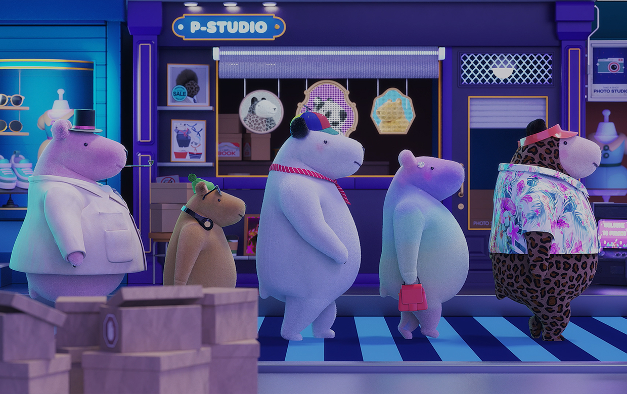 신세계백화점 NFT 푸빌라 웹사이트 화면